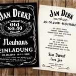 Jack Daniels Einladung Vorlage Hübsch Vollstark