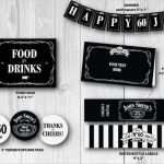 Jack Daniels Einladung Vorlage Schön Jack Daniels Inspired Personalized Printable Party Pack