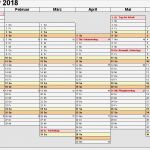 Jahreskalender Excel Vorlage Kostenlos Hübsch Kalender 2018 Zum Ausdrucken In Excel 16 Vorlagen