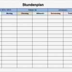 Jahresplanung Vorlage Einzigartig Stundenplan Vorlage Excel – Muster Vorlage