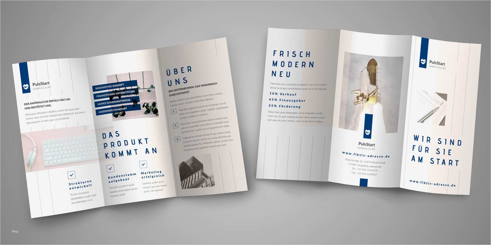 Flyer und Folder gestalten fertige Design Vorlagen und Muster