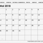 Kalender 2018 Vorlage Drucken Angenehm Kalender Mai 2018 Vorlage Archives