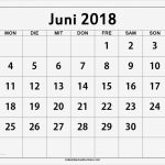 Kalender 2018 Vorlage Drucken Best Of Kalender Juni 2018 Ausdrucken