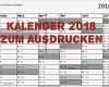 Kalender 2018 Vorlage Drucken Gut Kalender 2018 Zum Ausdrucken Download