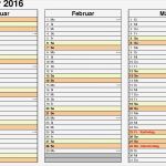 Kalender 2018 Vorlage Drucken Inspiration Kalender 2016 In Excel Zum Ausdrucken 16 Vorlagen