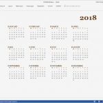 Kalender 2018 Vorlage Erstaunlich Microsoft Veröffentlicht Kalender 2018 Vorlagen – It