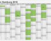 Kalender 2018 Vorlage Fabelhaft Kalender 2018 Hamburg Ausdrucken Ferien Feiertage