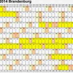 Kalender Word Vorlage Erstaunlich Kalender 2014 Brandenburg Ferien Feiertage Excel Vorlagen