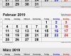 Kalender Word Vorlage Luxus Kalender Februar 2019 Als Word Vorlagen