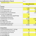 Kalkulation Handwerk Excel Vorlage Elegant Nachkalkulation Personalkosten Check Unternehmen Praxis