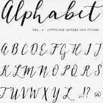 Kalligraphie Alphabet Vorlagen Schönste Hand Gezeichnet Vektor Alphabet Schreibschrift isolierten