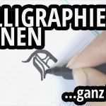 Kalligraphie Lernen Vorlagen Bewundernswert Kalligraphie Lernen Ganz Einfach Der Kalligraphie Guide