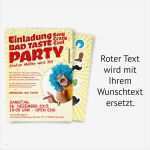Karneval Einladung Vorlage Schönste Einladungen Zum Geburtstag Bad Taste Kostüm Party Fasching
