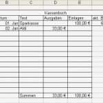 Kassenbuch Excel Vorlage Kostenlos Inspiration Excel 2003 Kassenbuch