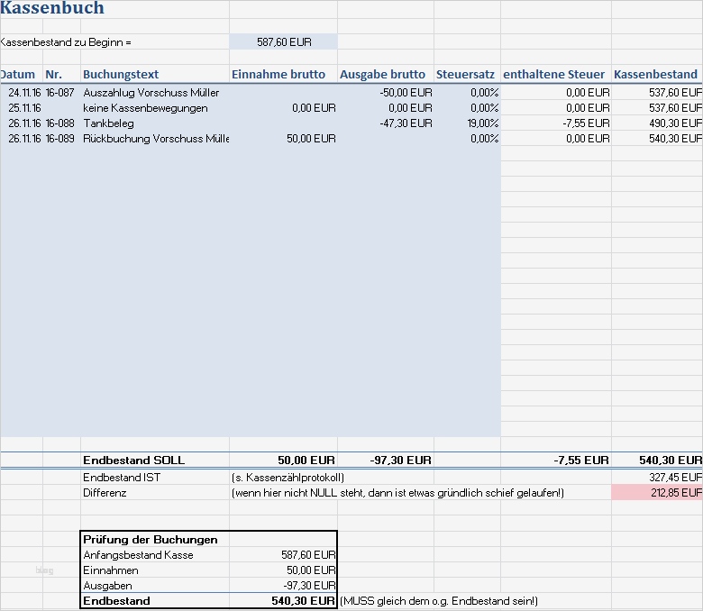 Kassenzählprotokoll Vorlage Fabelhaft Vorlagen Für Das Kassenbuch