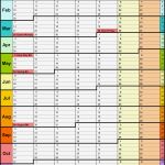 Kehrwochenplan Vorlage Kostenlos Einzigartig Template 15 Yearly Calendar 2016 as Pdf Template