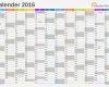 Kehrwochenplan Vorlage Kostenlos Genial Excel Kalender 2016 Kostenlos