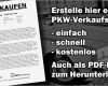 Kfz Verkaufsschild Vorlage Pdf Fabelhaft Kostenloses Auto Pkw Verkaufsschild Zum Ausdrucken