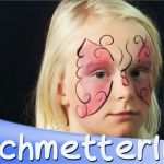 Kinderschminken Einfache Vorlagen Zum Ausdrucken Beste Kinderschminken Schmetterling Gesicht Tutorial Hd