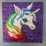 Kinderschminken Pferd Vorlage Erstaunlich Die Besten 25 Unicorn Pixel Art Ideen Auf Pinterest