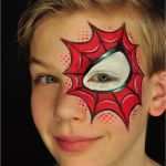 Kinderschminken Vorlage Bewundernswert Kinderschminken Jungen Motive Spinne Rot Makeup Fasching