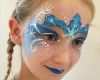 Kinderschminken Vorlagen Pdf Schönste Elsa Face Paint Elsa Facepaint Frozen Frost Blue