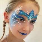 Kinderschminken Vorlagen Pdf Schönste Elsa Face Paint Elsa Facepaint Frozen Frost Blue