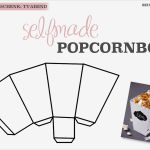 Kinogutschein Basteln Vorlage Erstaunlich Diy Popcornbox Basteln &amp; Salted Caramel Popcorn Rezept