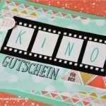 Kinogutschein Basteln Vorlage Süß Ein Kino Gutschein Gift Cards Gutscheine