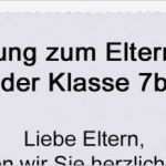 Klassenfahrt Elternbrief Vorlage Beste Einladung Elternabend Grundschule – Biblesuite