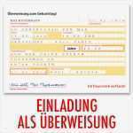 Klingelschild Drucken Vorlage Bewundernswert Einladungskarten Als Überweisung Ab 52 Cent Einladung