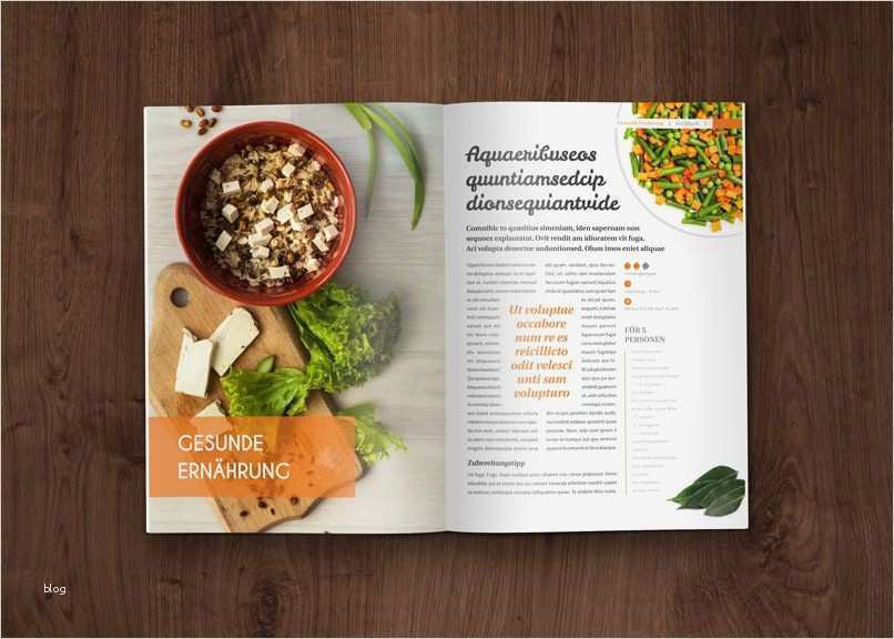 Design Vorlagen für Rezept und Kochbücher