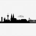 Köln Skyline Vorlage Best Of Wandtattoo Köln Skyline Mehrere Größen Skyline4u