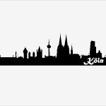 Köln Skyline Vorlage Luxus Wandtattoo Skyline Köln Skylines