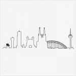 Köln Skyline Vorlage Neu Köln Skyline Wandtattoo Wandaufkleber Skyline Kunst