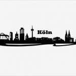 Köln Skyline Vorlage Wunderbar Wandtattoo Köln Skyline Schöne Dekoidee Für Kölner