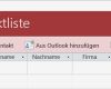 Kontaktliste Excel Vorlage Großartig Neuerungen In Access 2016 Access