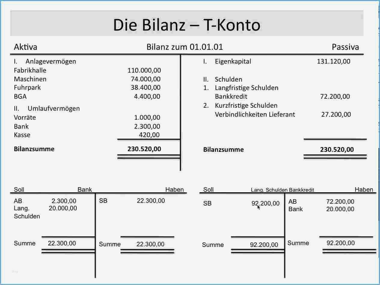 Vorlage T Konten – Vorlagen Kostenlos