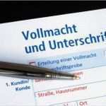 Kontovollmacht Vorlage Schön Bank Vollmacht Vollmacht Muster