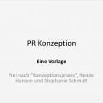 Konzept Vorlage Word Neu Pr Konzeption