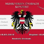 Konzert Plakat Vorlagen Erstaunlich Konzert Am sonntag 18 03 2018 – Musikverein Önsbach E V