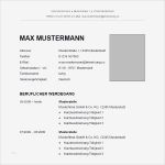 Kostenlose Lebenslauf Vorlage Download Luxus Lebenslauf 1 Bewerbung