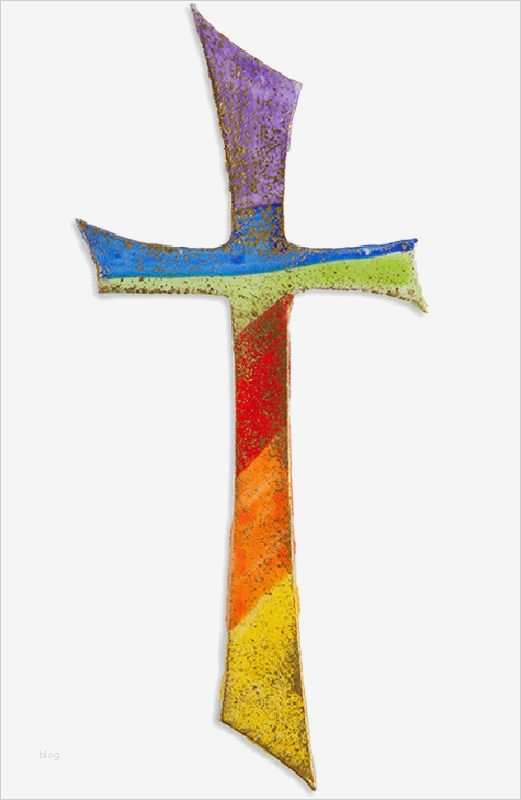 Kreuz Motive Vorlagen Schön Kreuz 16cm Regenbogenfarben | Vorlage Ideen