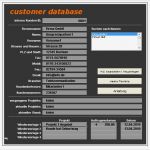 Kundendatenbank Access Vorlage Kostenlos Wunderbar Excel tool Kundendatenbank Inkl Rechnungsprogramm