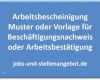 Kündigung Geringfügige Beschäftigung Arbeitgeber Vorlage Fabelhaft Arbeitsbescheinigung Muster Oder Vorlage