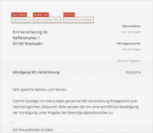 Versicherung Kündigen Vorlage Allianz Kündigung Vorlage