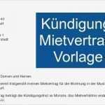 Kündigung Vorlage Fabelhaft Kündigung Mietvertrag Vorlage Download