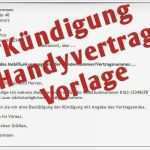 Kündigung Vorlage Word Best Of Kündigung Handyvertrag Vorlage Download