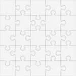 Leeres Puzzle Vorlage Bewundernswert Puzzle Vektor Vorlage Mit Puzzle Teile Ser