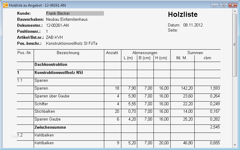 Leistungsverzeichnis Erstellen Vorlage Fabelhaft Casa Die ...